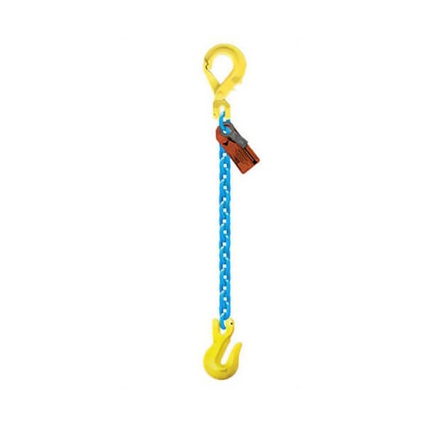 Grabiq Sngl Leg 7/32 in Adjstbl Chain Slng GBK1-GG, 20ft L, 3300lb WLL G-7/32-GBK1-GG-20 - main